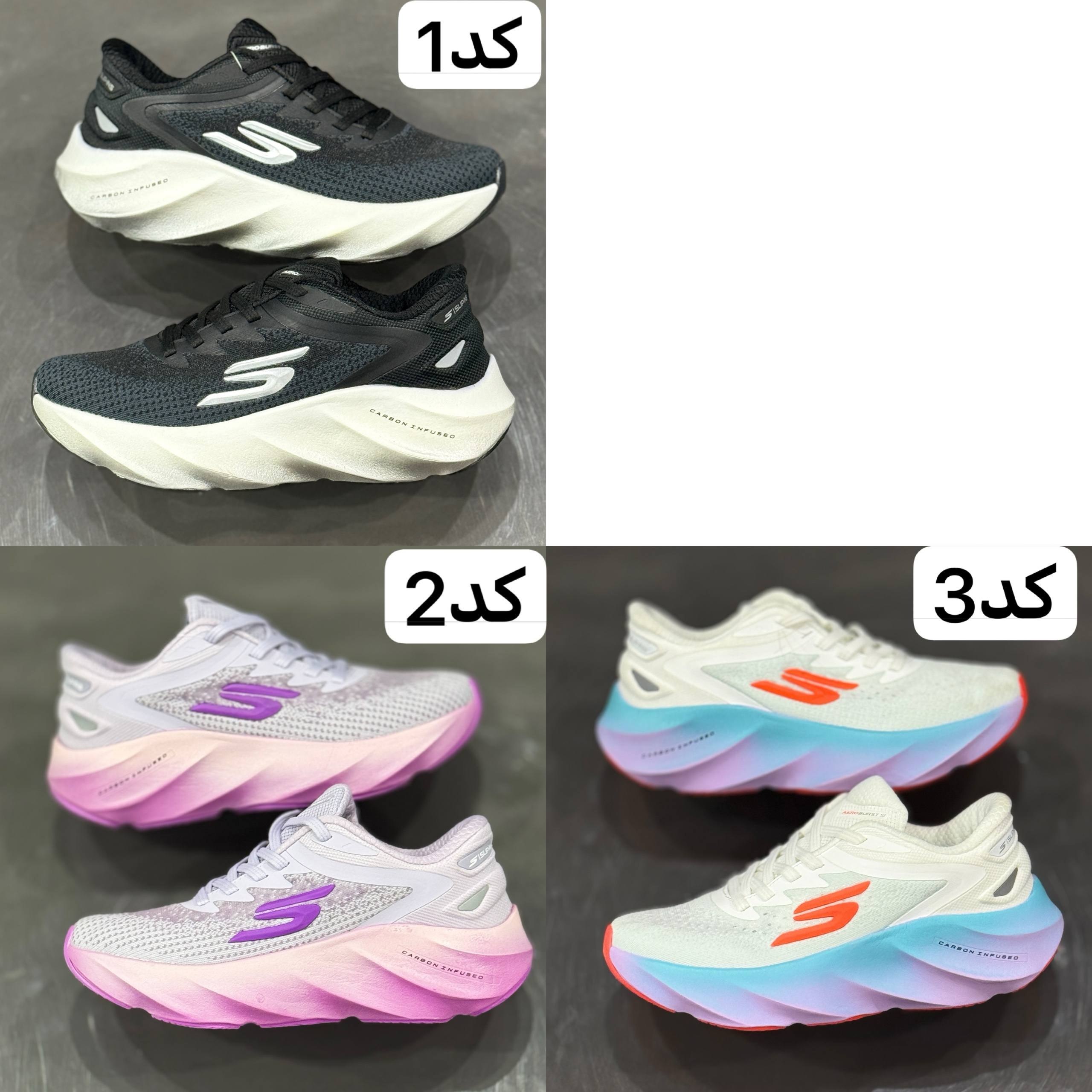 کتونی زنانه اسکیچرز aero burst مستر کوالیتی درجه۱/سایز۳۷ تا۴۰/نرم و‌راحت/تضمین کیفیت /تک و عمده موجود Skeachers AERO burst